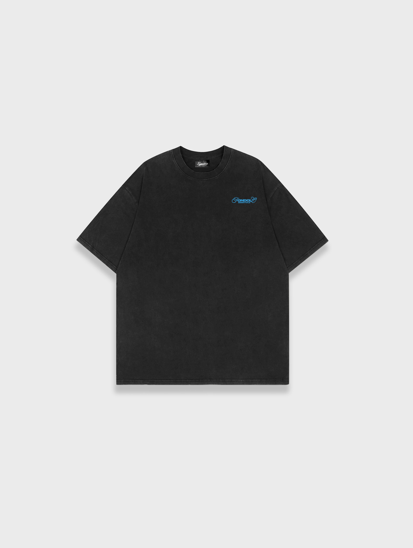 Essential Club Tee - Black/babyblue