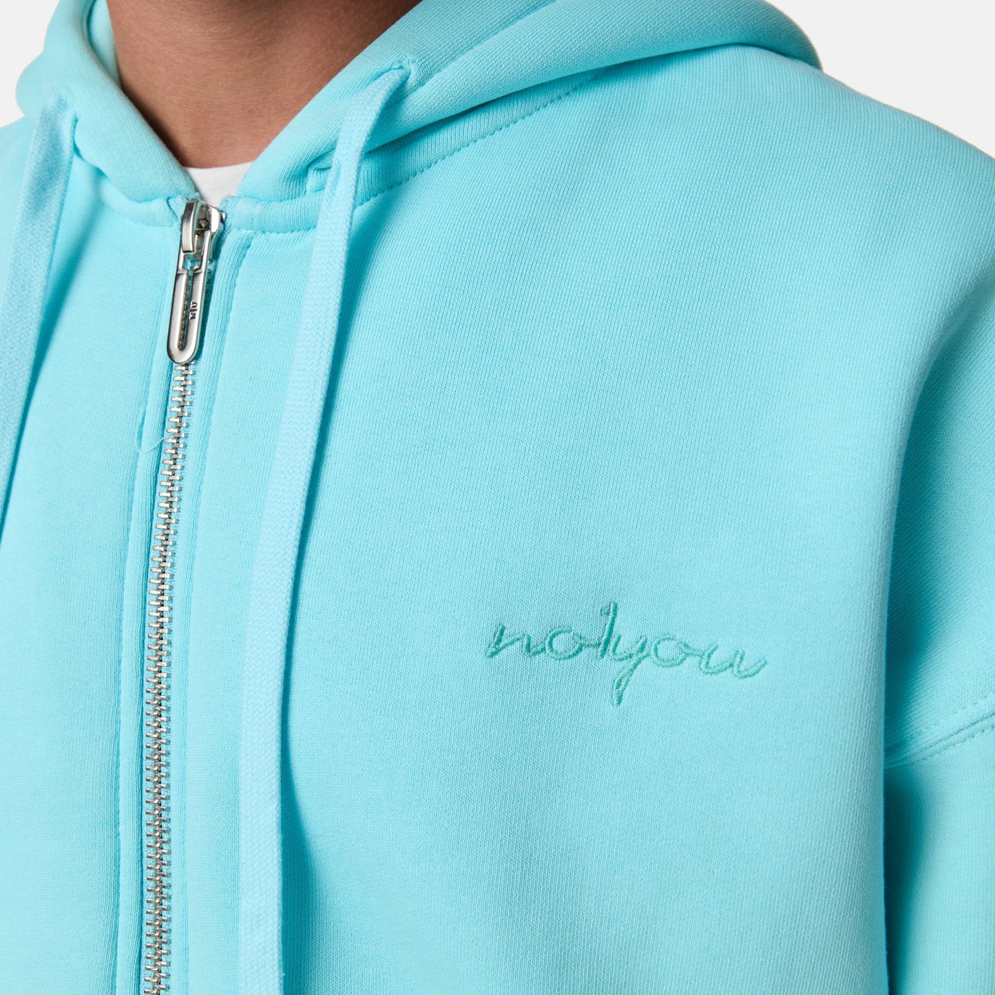ZIP Hoodie Babyblau Unisex