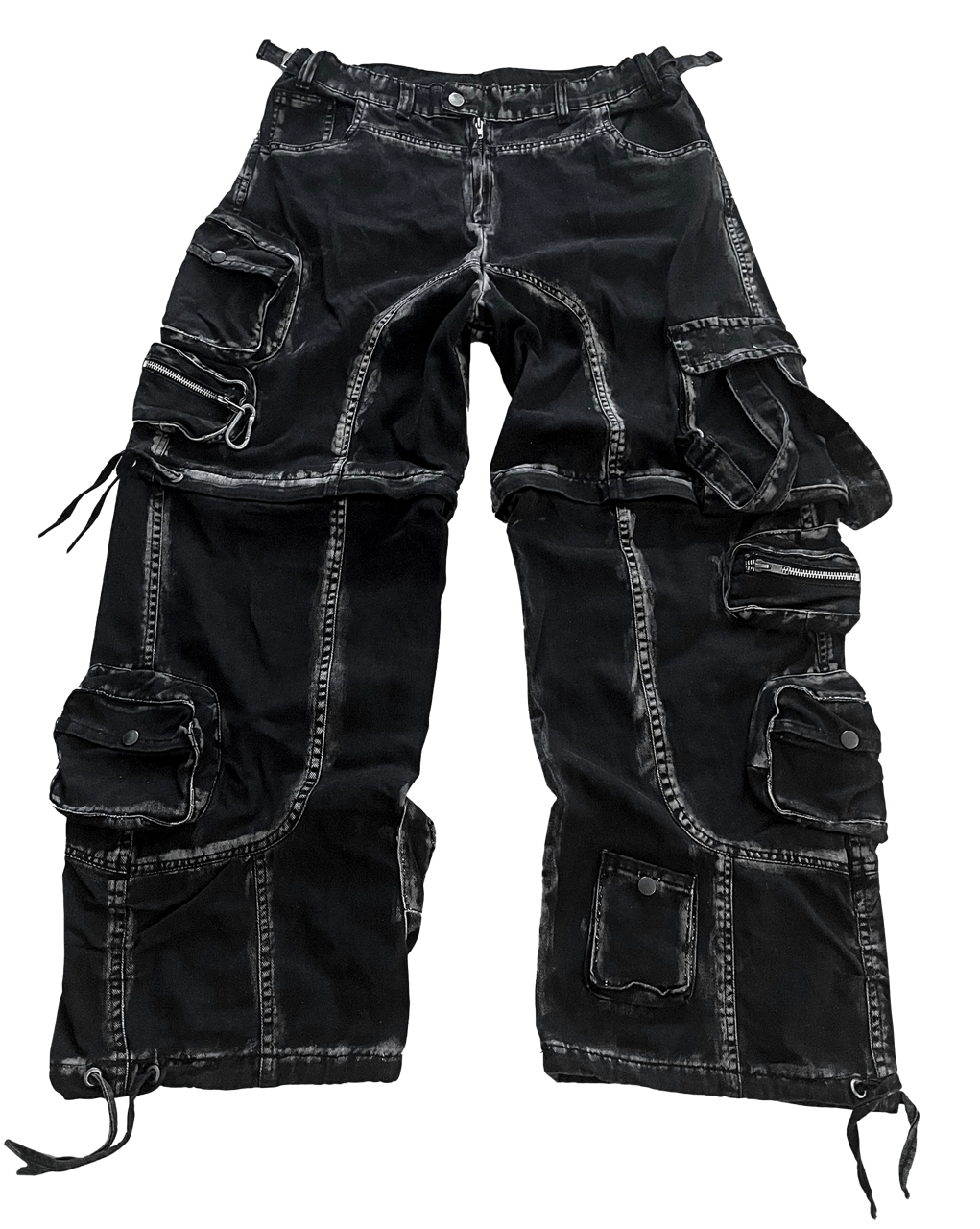 BLACK EXPLORER CARGO PANTS / SHORTS