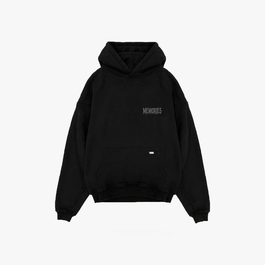 DIE WITH MEMORIES HOODIE - DARK BLACK