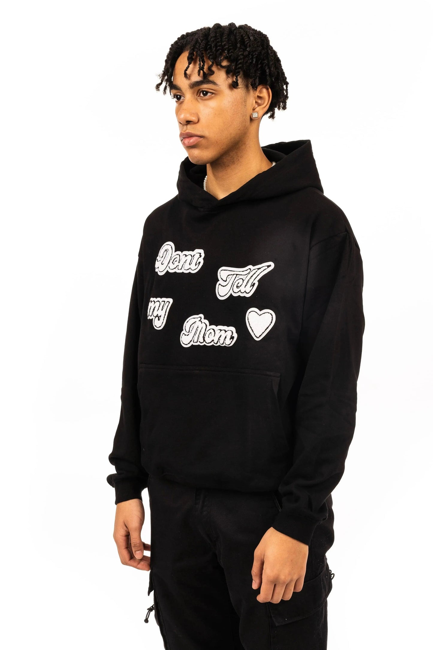 Streetwear Hoodie Schwarz