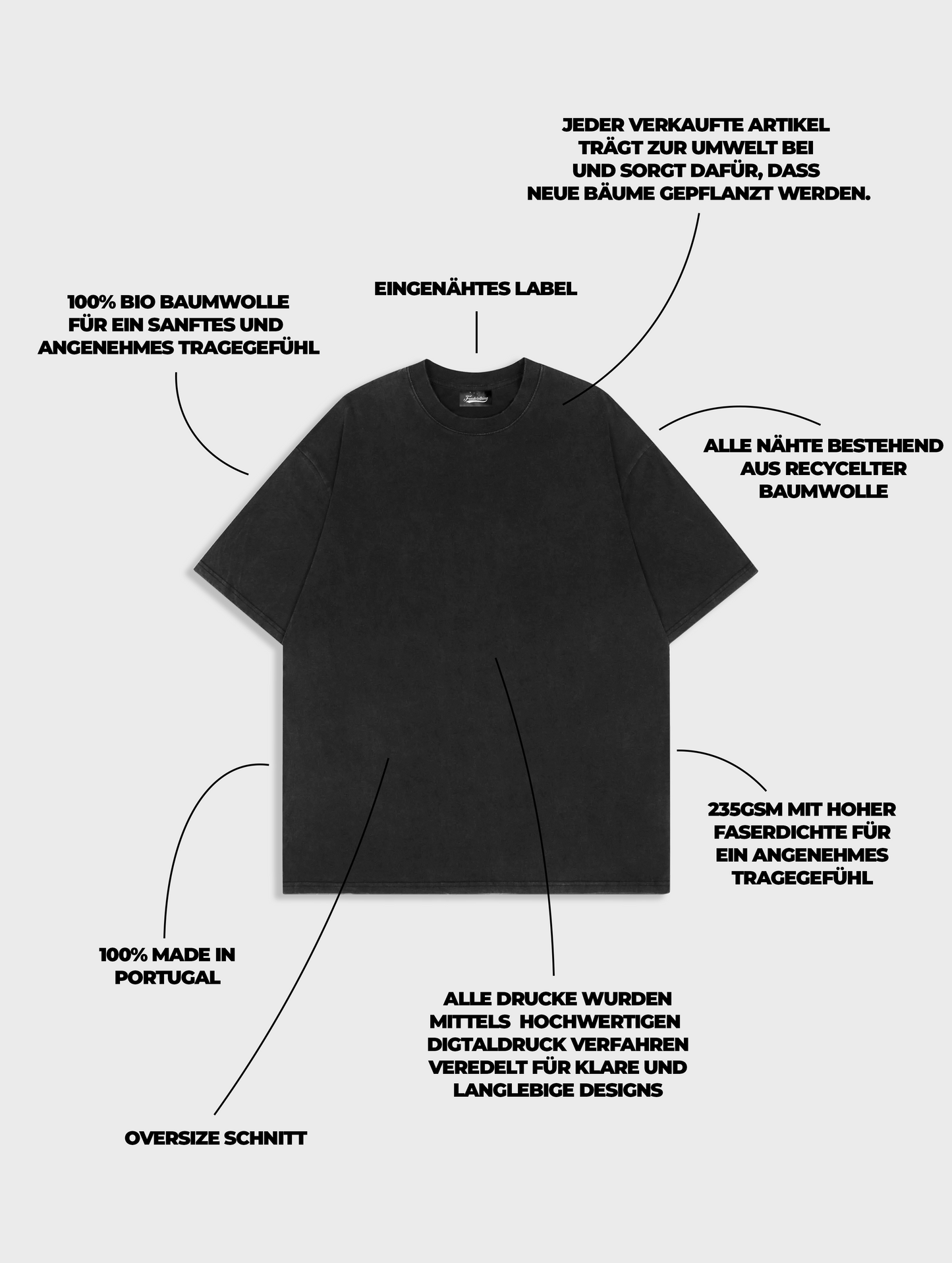 Essential Club Tee - Black/lila