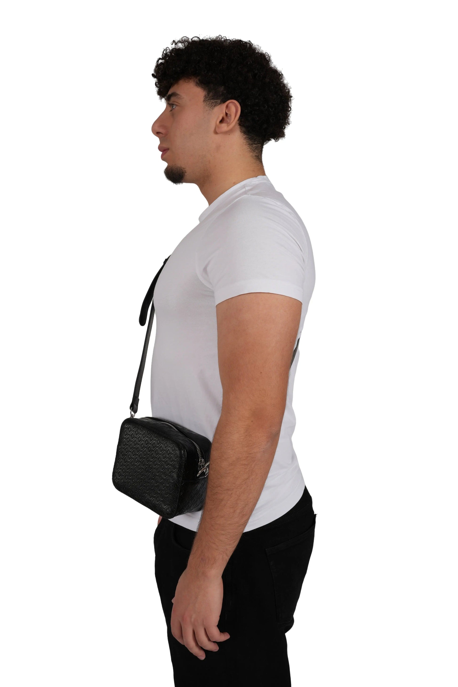 Streetwear Shoulder Bag Black Ravenecy