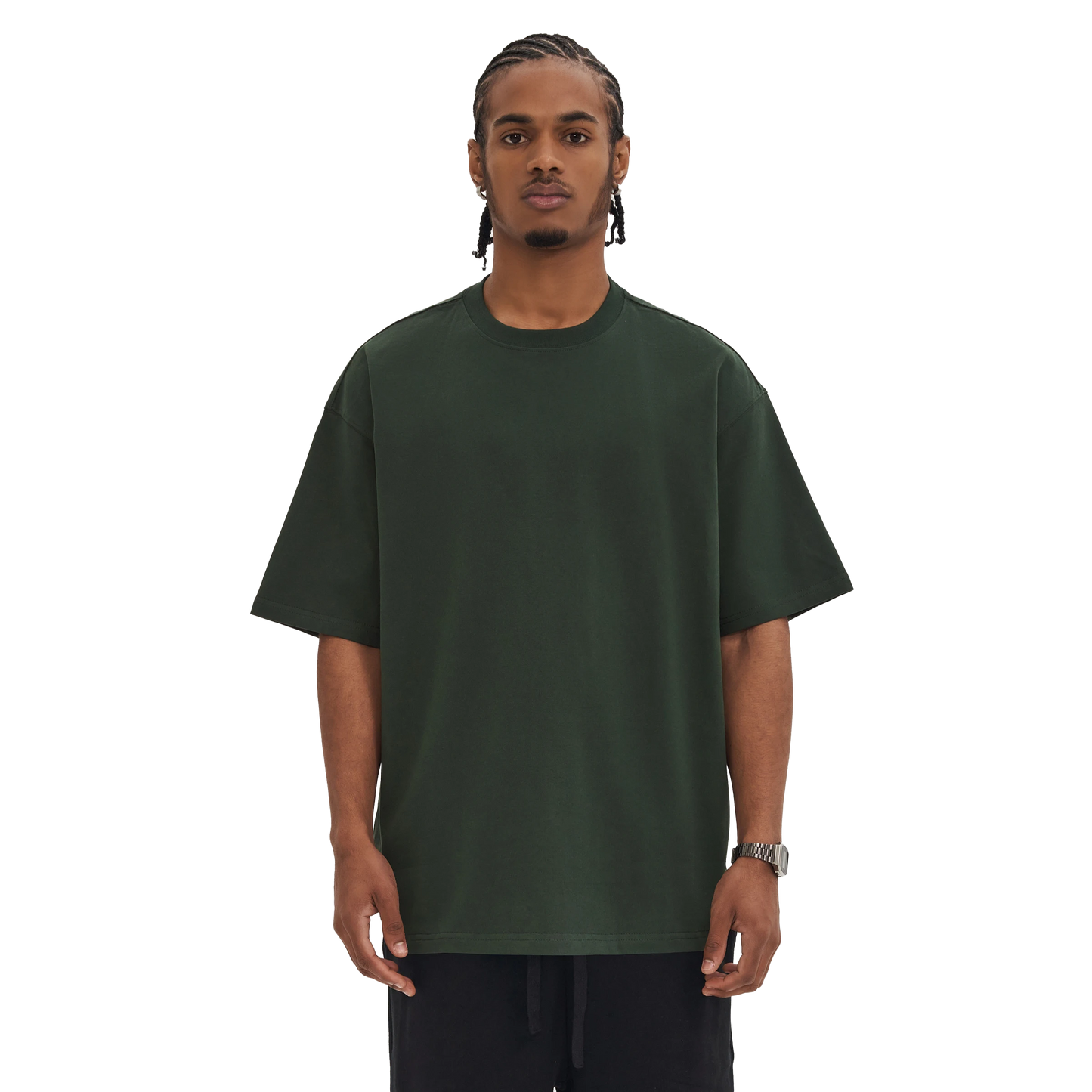 FTMNT Boxy Heavy Tee Dark Green