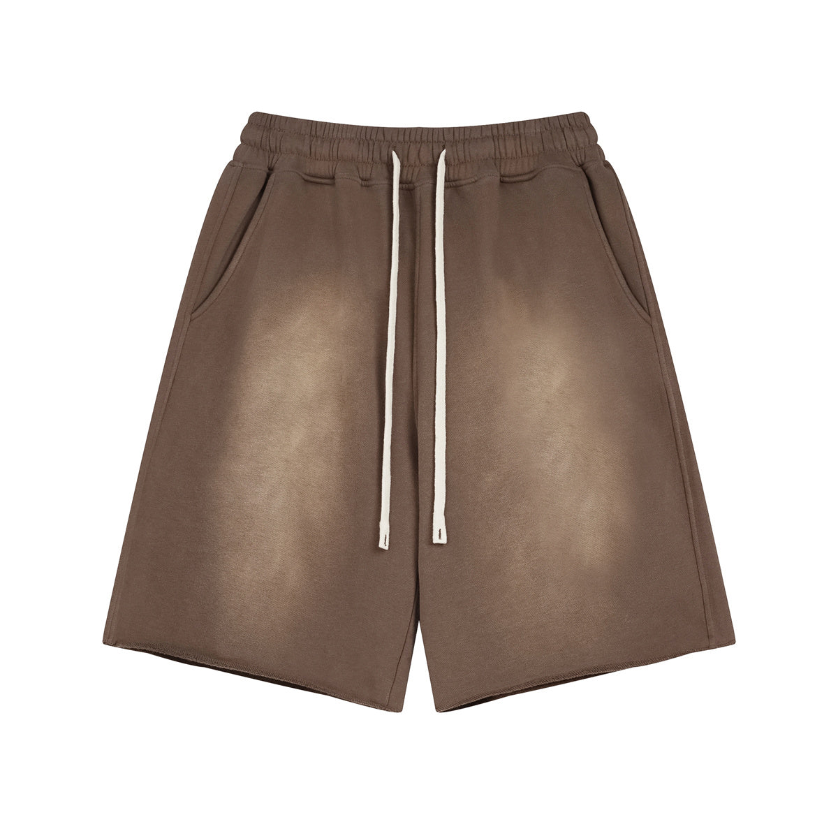 Short Premium Washed Basic Brown