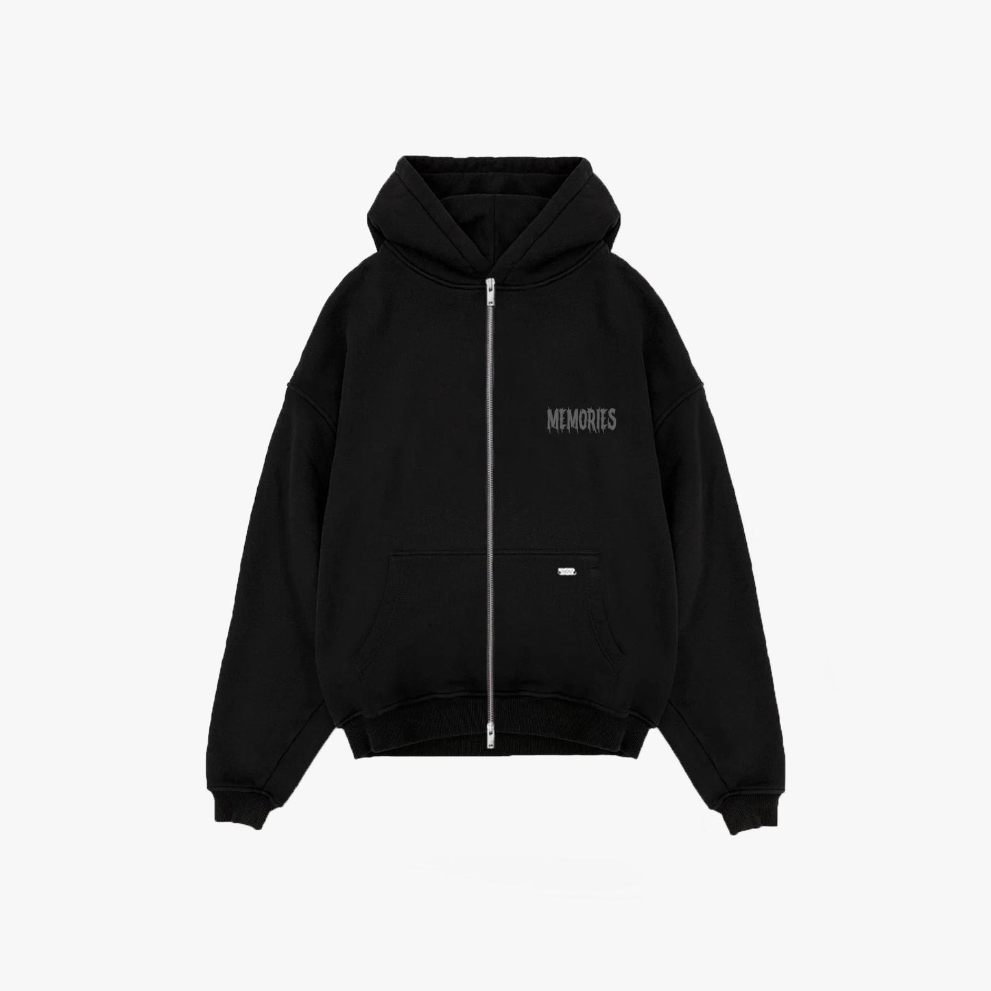 DIE MITH MEMORIES ZIP HOODIE - BLACK