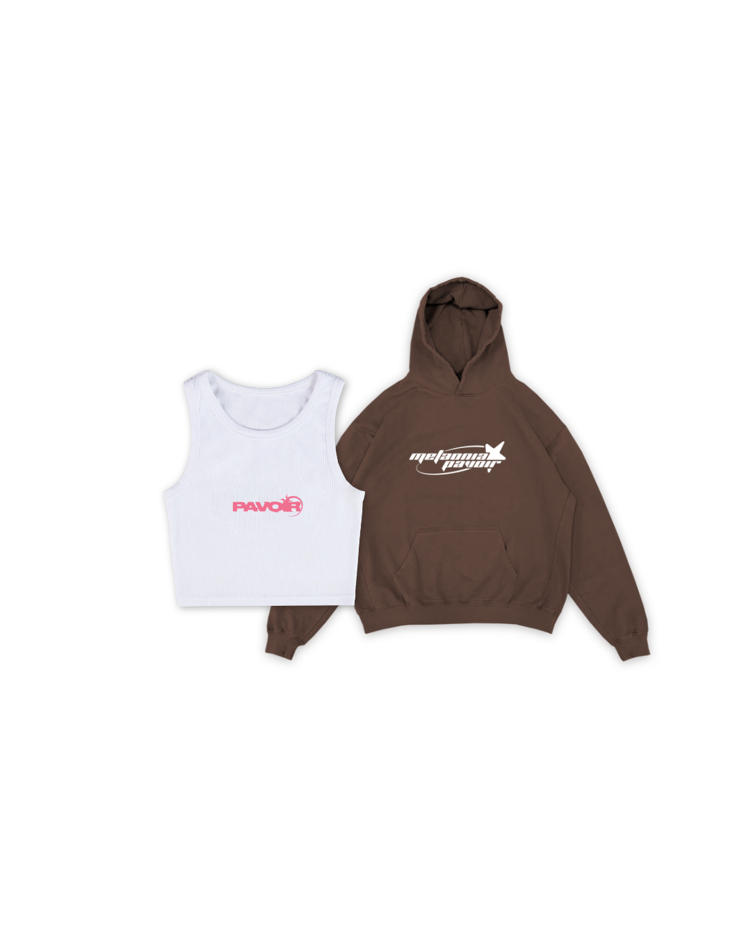 Metaonia Hoodie + Elysian Top (pink)
