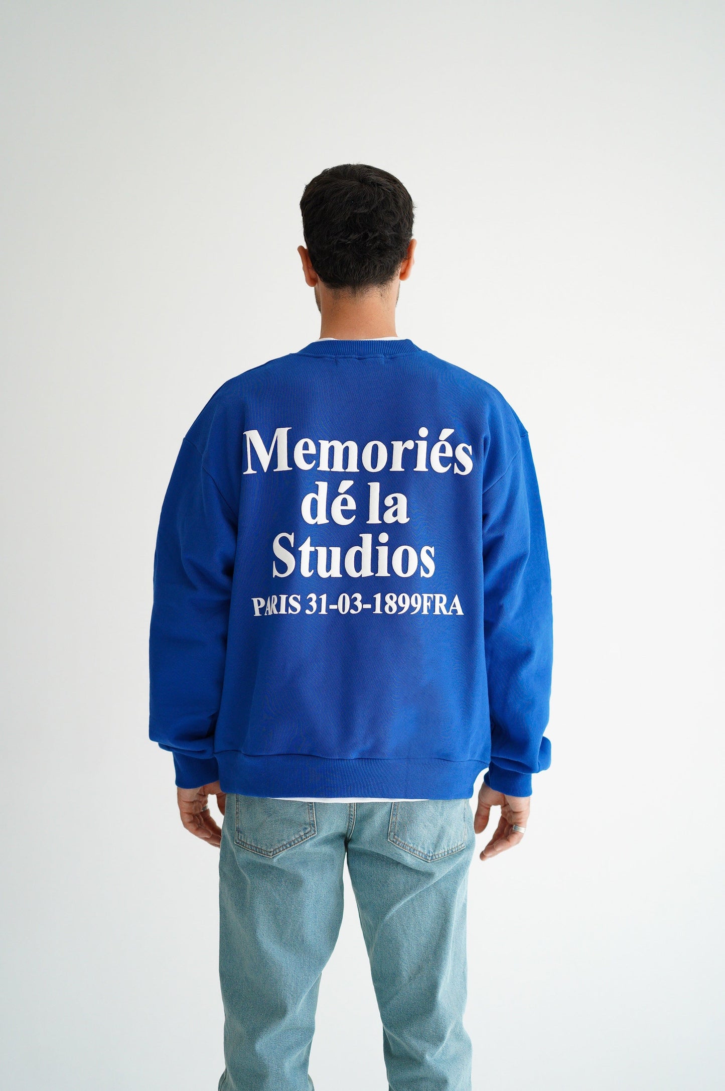 BREAKFAST IN PARIS SWEATER - COBALT