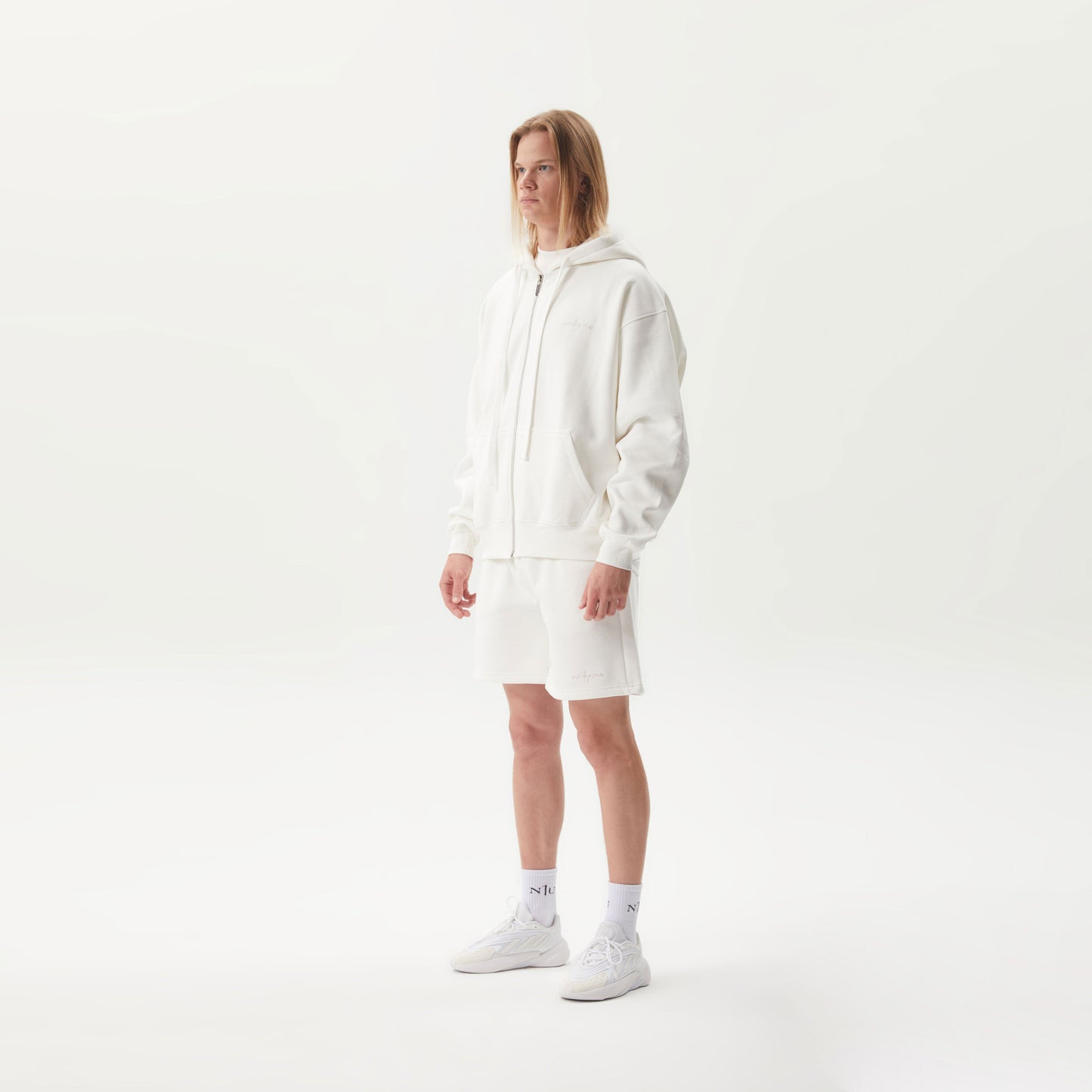 ZIP Hoodie Weiß Unisex - No1You