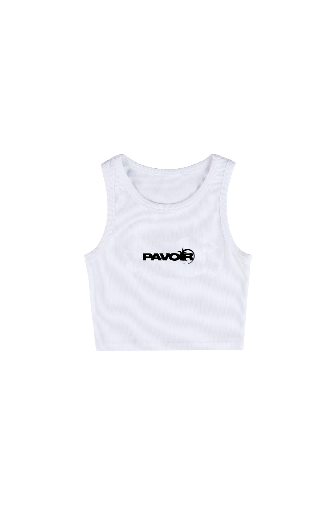 ELYSIAN CROP TOP - BLACK LOGO