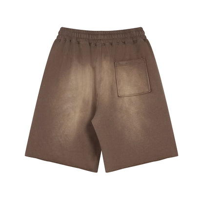 Short Premium Washed Basic Brown
