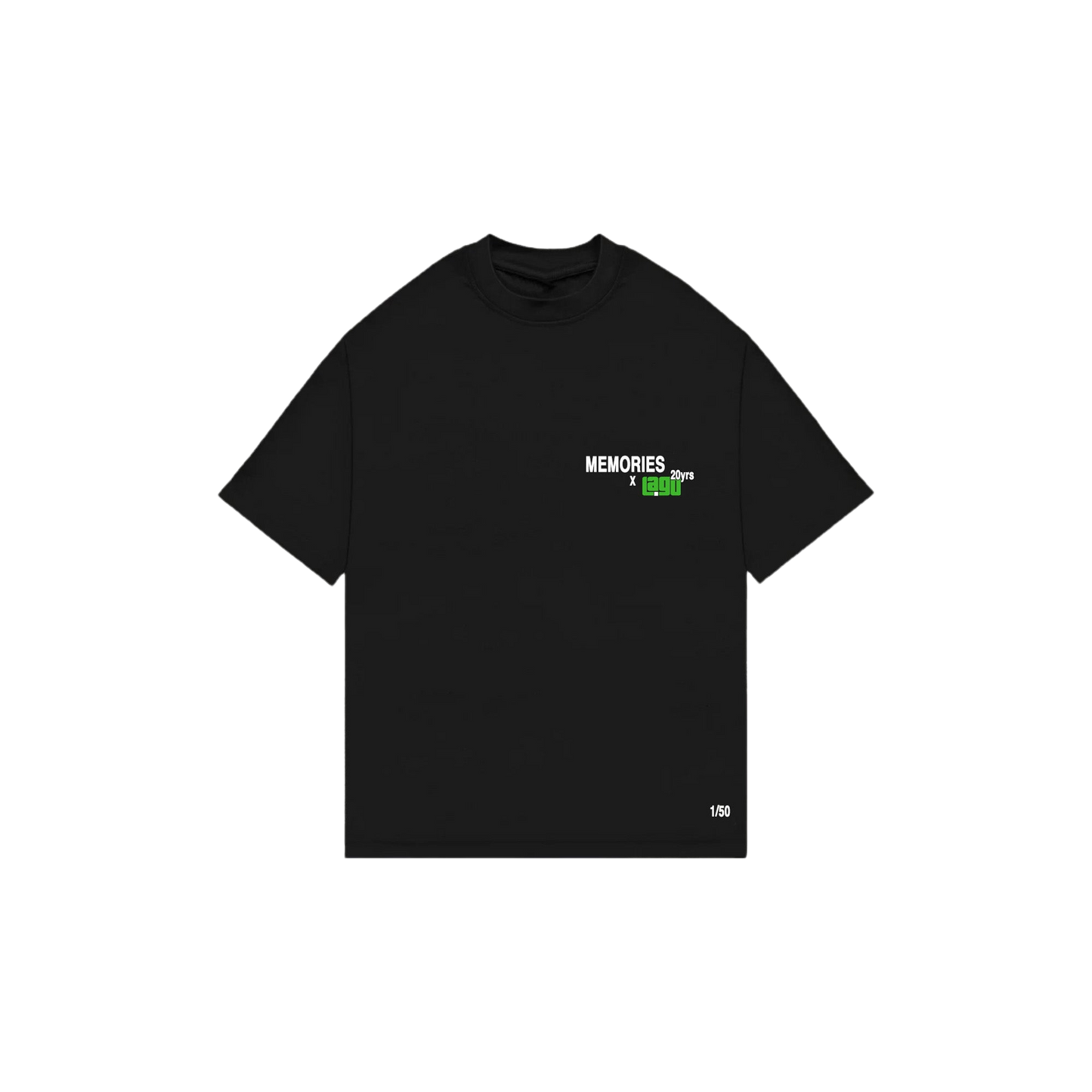 THANK YOU FOR 20YRS SHIRT - BLACK