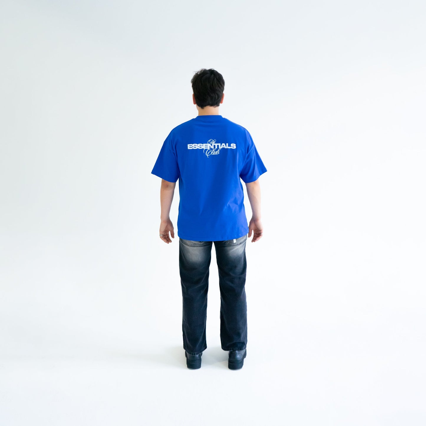 Essential Club Tee - Blau/weiß
