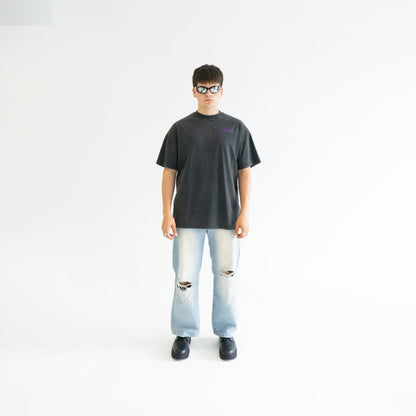Essential Club Tee - Black/lila