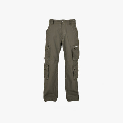 HANDMADE RIPPED CARGO - GREEN