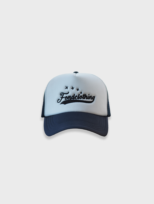 NAVY TRUCKER CAP