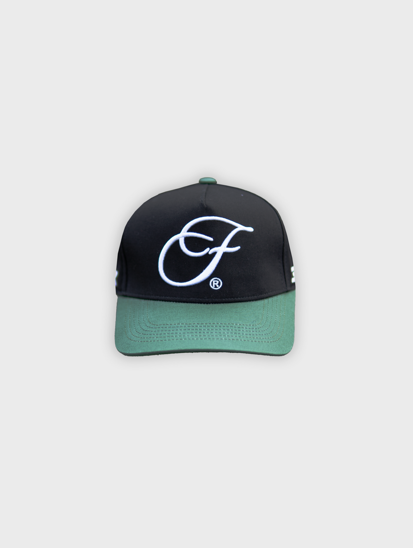 Initial Baseball Cap - Grün/Weiß