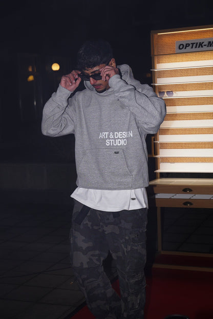 ART & DESIGN HOODIE - GREY