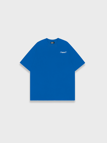 Essential Club Tee - Blau/weiß
