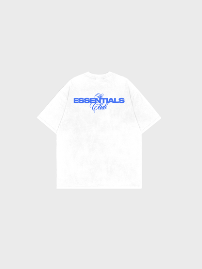 Essential Club Tee - Weiß/blau