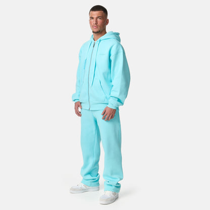ZIP Hoodie Babyblau Unisex