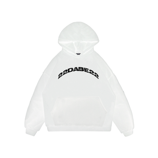 Hoodie College Logo White