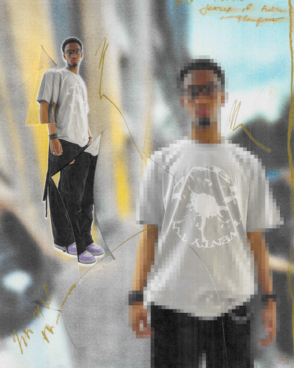 T-shirt Light Grey Strobe