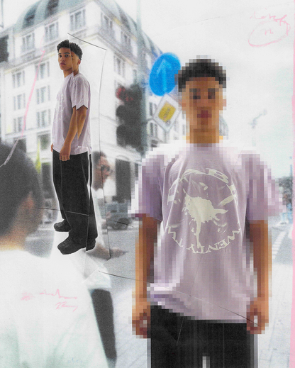 T-Shirt Light Lavender Strobe