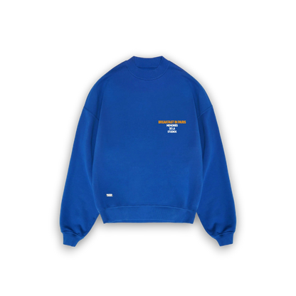 BREAKFAST IN PARIS SWEATER - COBALT