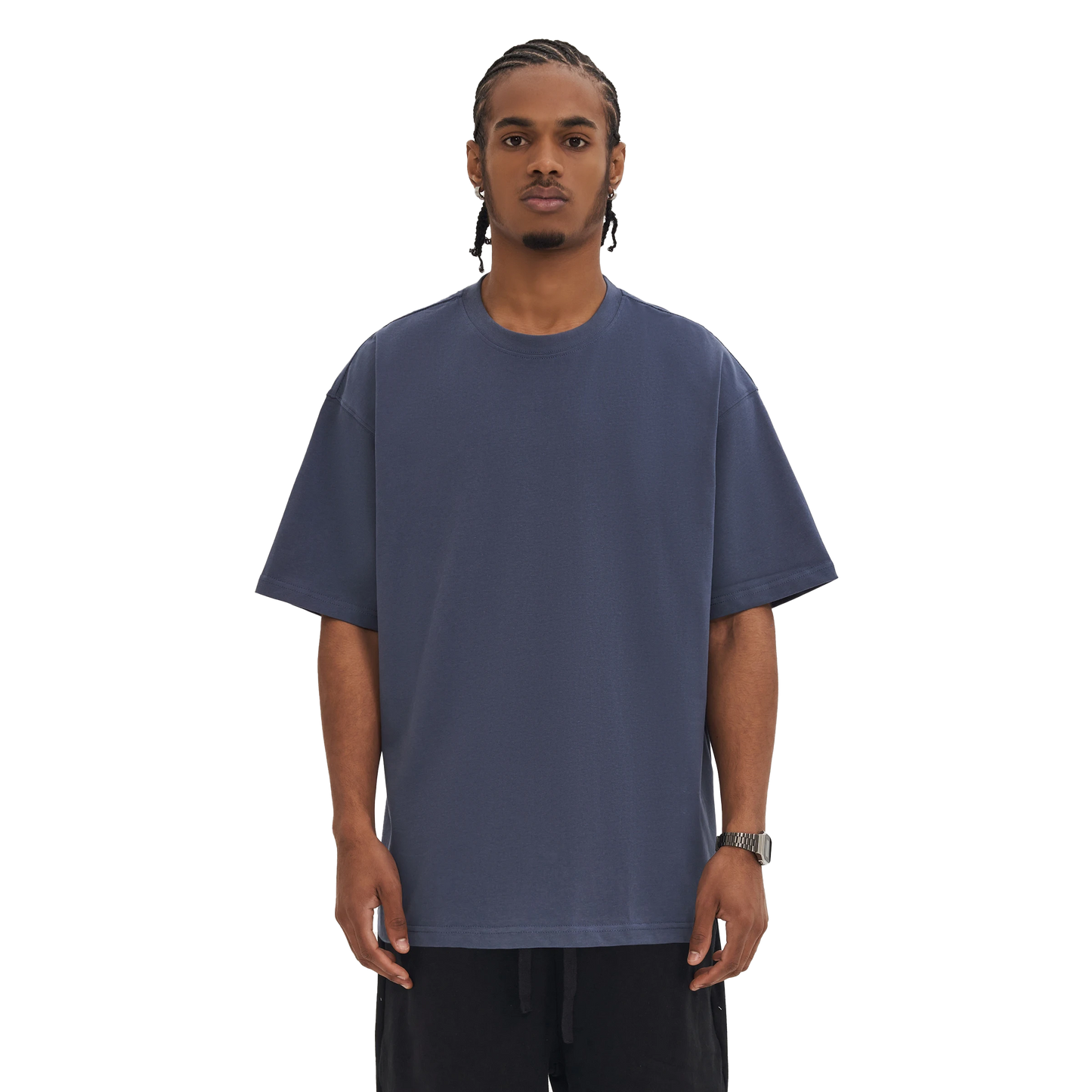 FTMNT Boxy Heavy Tee Dark Blue