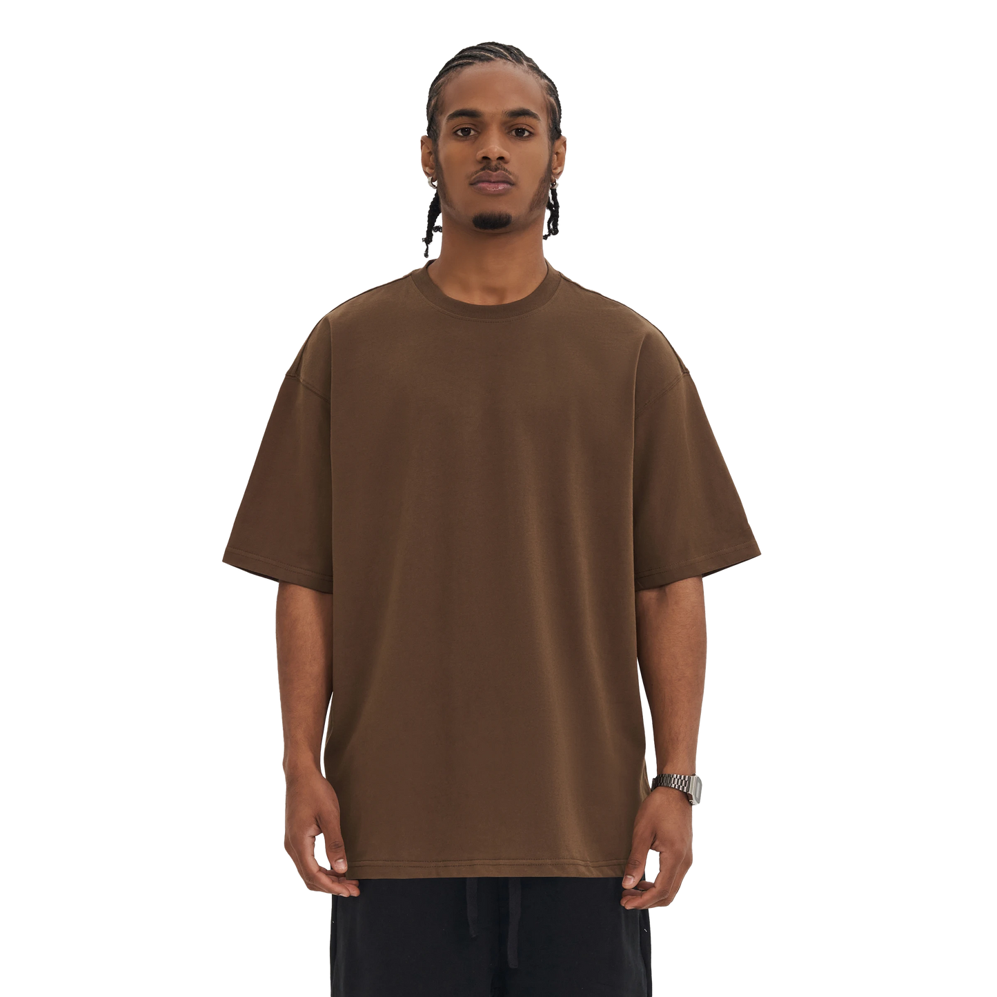 FTMNT Boxy Heavy Tee Dark Brown