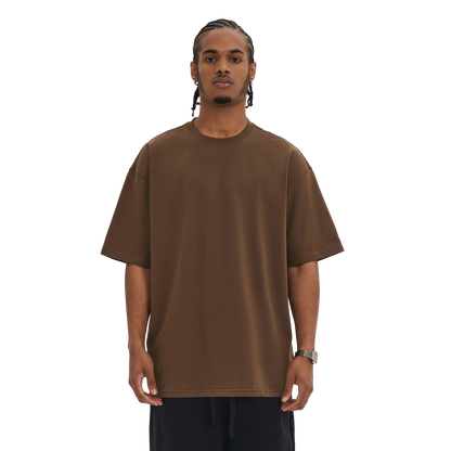 FTMNT Boxy Heavy Tee Dark Brown