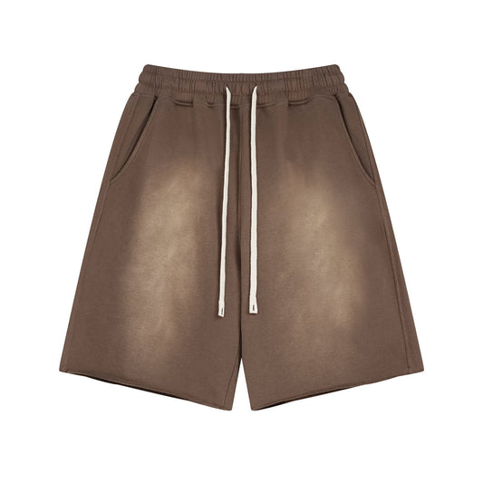 Short Premium Washed Basic Brown