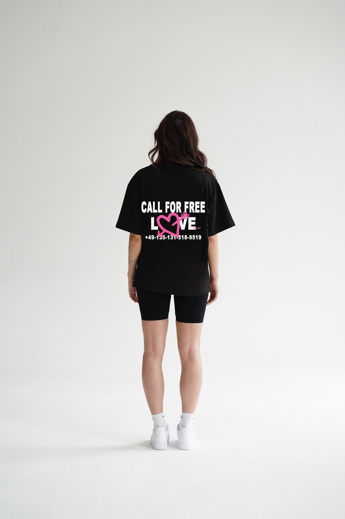 CALL FOR FREE LOVE SHIRT - BLACK