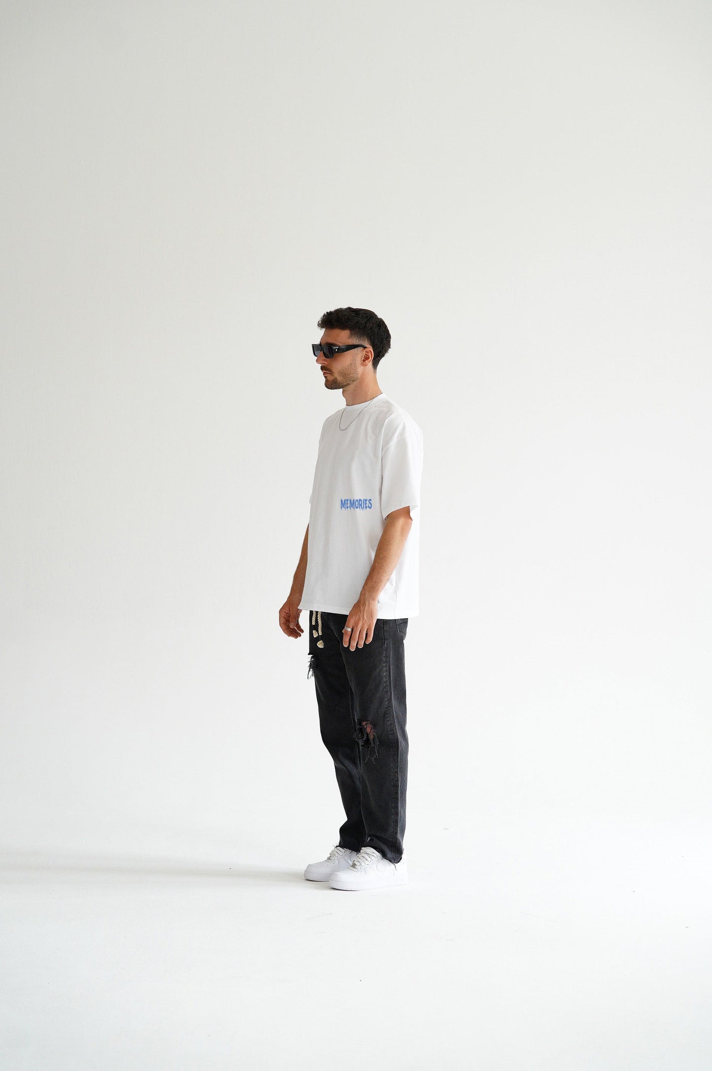 BORN IN HELL SHIRT - BLUE