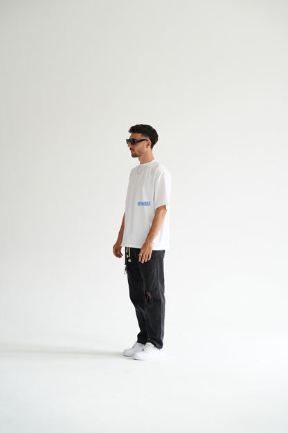 BORN IN HELL SHIRT - BLUE