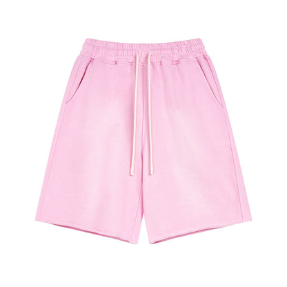 Short Premium Washed Basic Pink