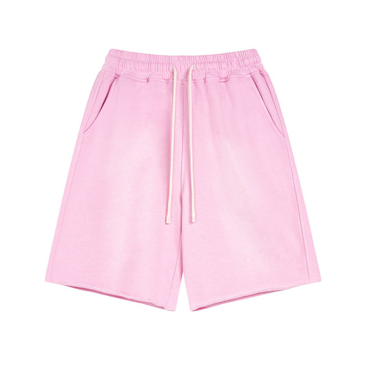 Short Premium Washed Basic Pink