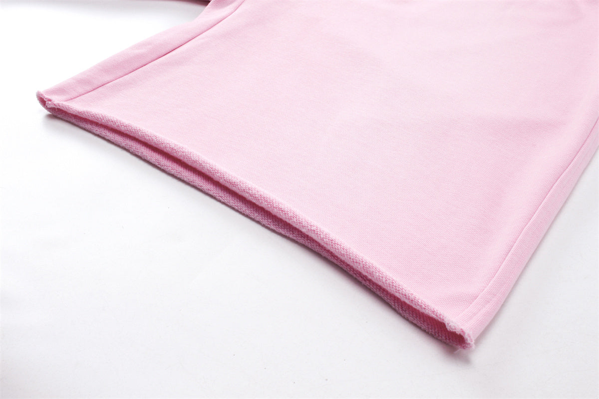 Short Premium Washed Basic Pink
