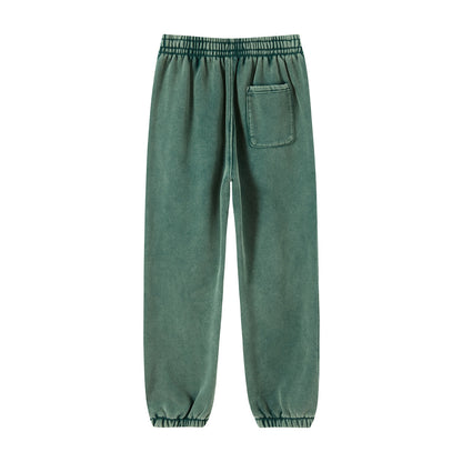 Jogger Basic Washed Bottle Green