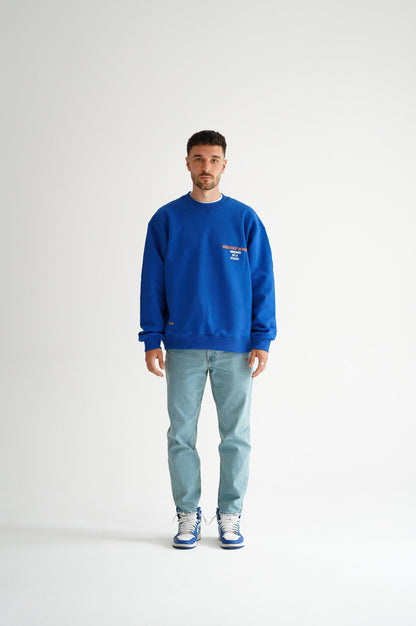 BREAKFAST IN PARIS SWEATER - COBALT