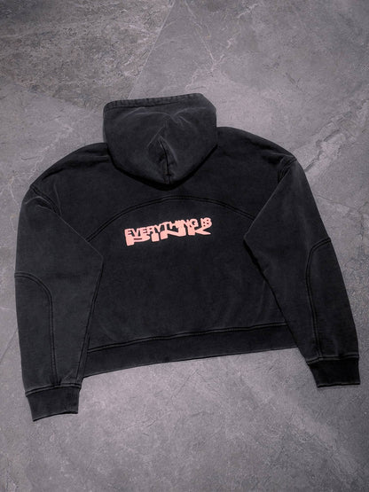 EVERYTHING IS PINK ZIP HOODIE