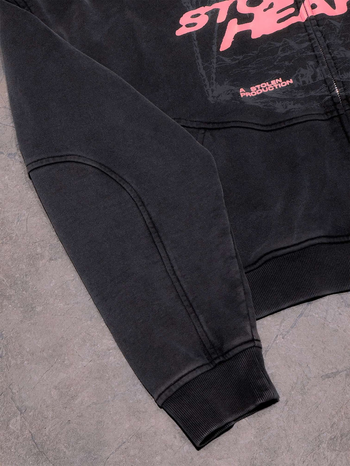 EVERYTHING IS PINK ZIP HOODIE