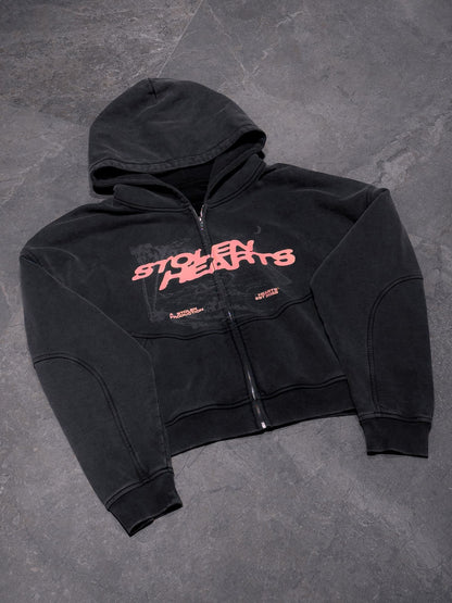 EVERYTHING IS PINK ZIP HOODIE