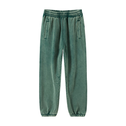 Jogger Basic Washed Bottle Green