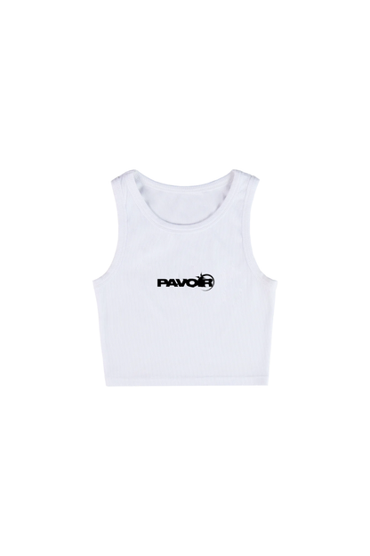 ELYSIAN CROP TOP - BLACK LOGO