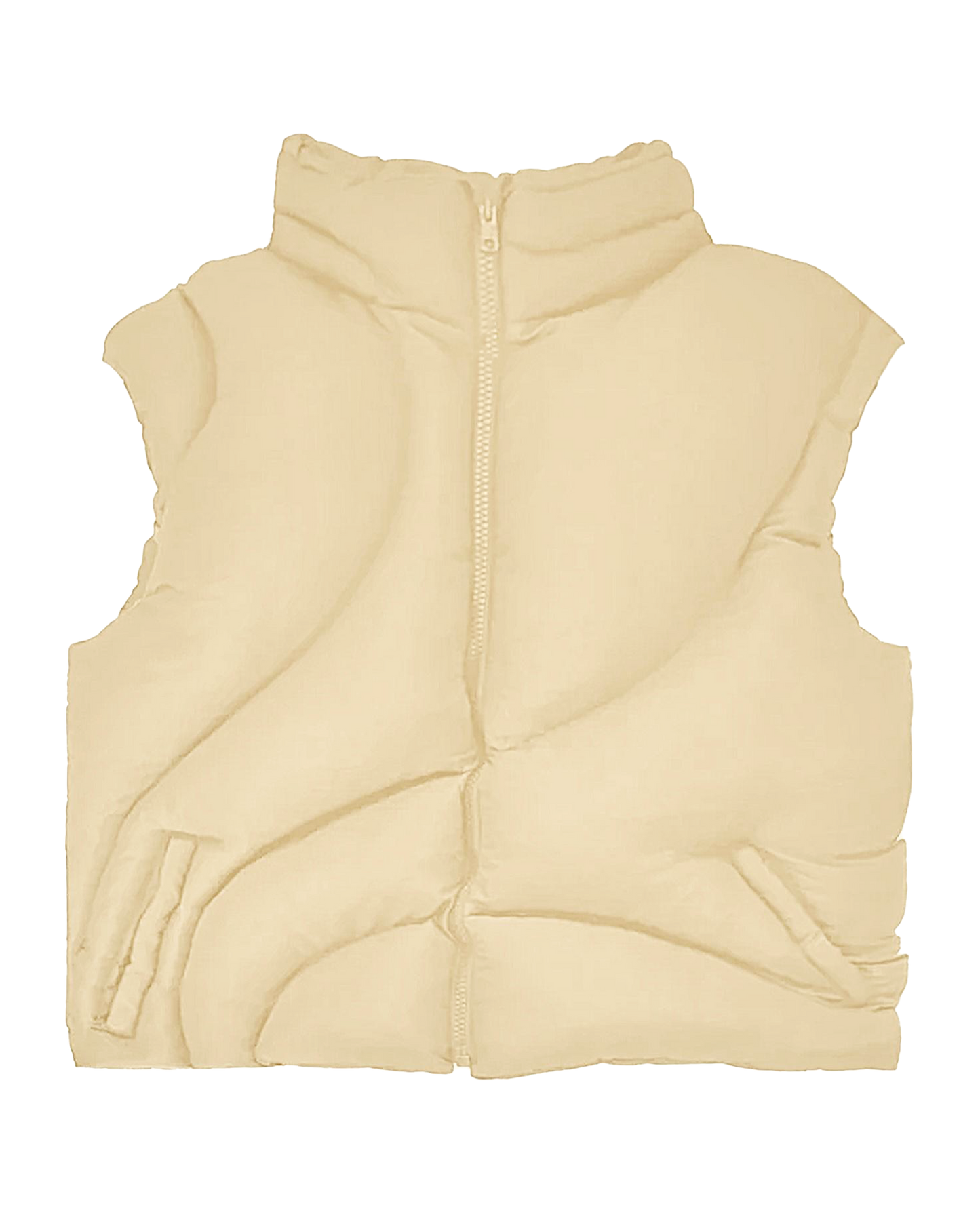 DESERT OCEAN WAVE PUFFER VEST